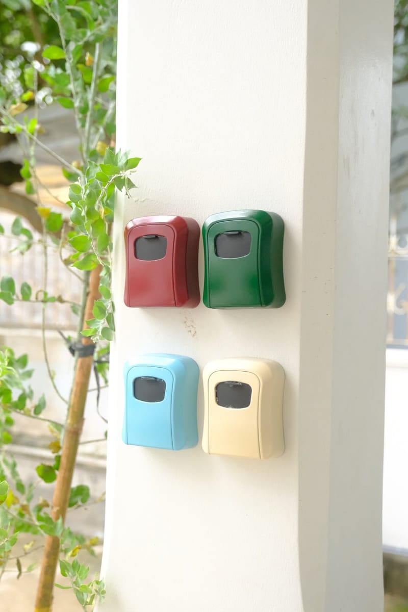 Các hộp khóa phòng phân theo màu ở BRIO
